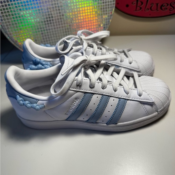 Adidas Superstar "Sky Blue" Sneakers - Picture 3 of 9